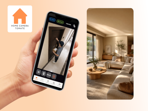 Image to add: an old phone filming a living room while another phone displays the live view. Purpose: show remote viewing with two phones. Suggested: 1200 × 900 WebP.