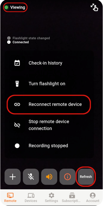 Reconnect if the connection drops