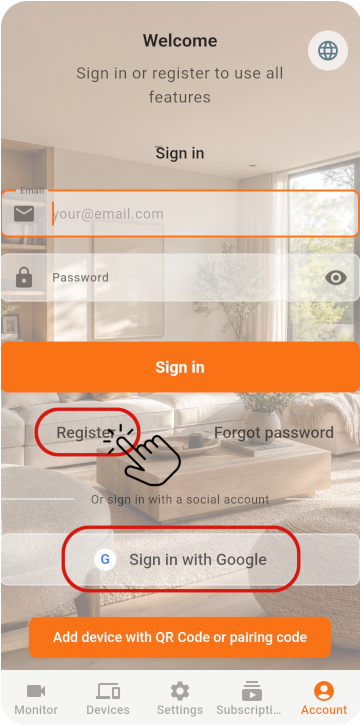 Register the Viewer